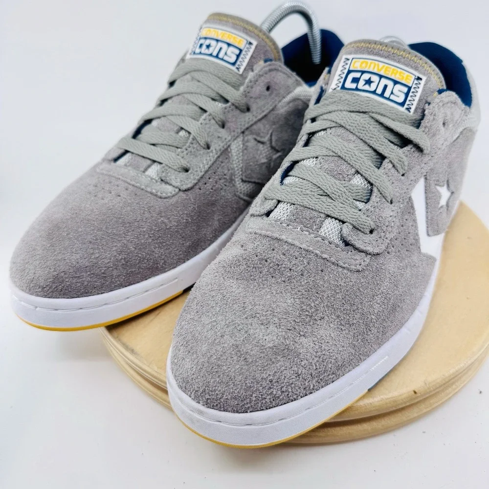 Converse KA-II Kenny Anderson Sneakers Mens 11 Gray Suede Skate Shoes